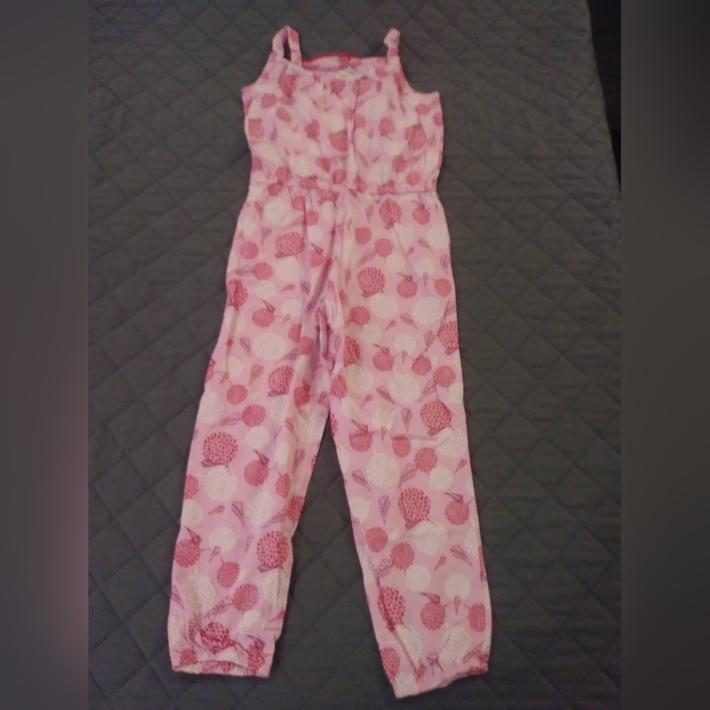 Pink Patterned Jumpsuit - Picture 6 of 8